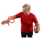 GONGE Activity Rings Multipurpose for Balance, Juggling, Throwing, Rhythmic Exercises and Gymnastics Set of 6 in Different Vibrant Colors