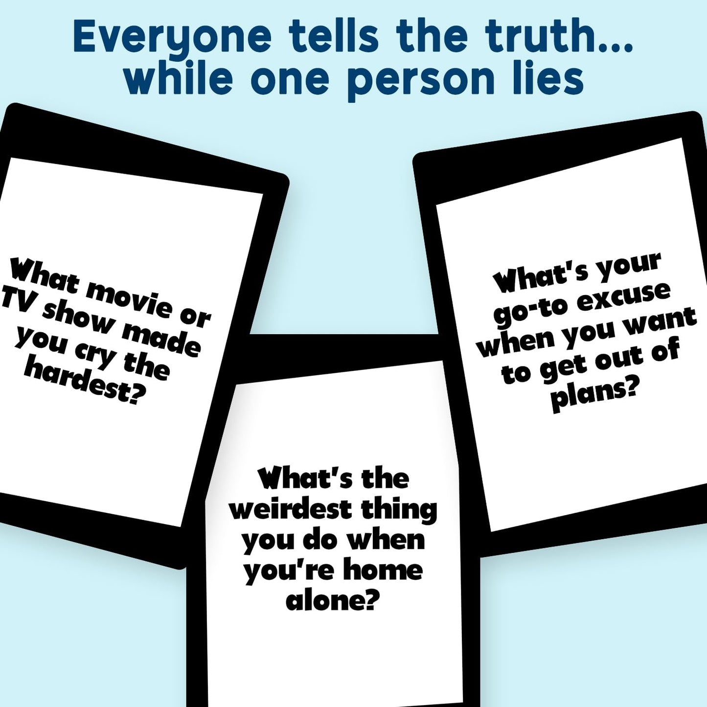 I Call BS - Hilarious Party Game for Adults Filled with Confessions and Lies, a Card Game Where You Call Out Your Friends and Family