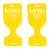 TRC Recreation Lazy Bunz Foam Water Saddle Pool Float, Lounger for Swimming Pool, Lake, River, and Beach Essentials, 2 Pack, Yellow