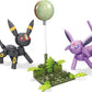 MEGA Pokémon Action Figure Building Toys, Umbreon & Espeon With 122 Pieces, 2 Poseable Characters, 4 Inches Tall, Gift Idea For Kids