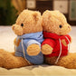 YUKOUQIAN Teddy Bear Stuffed Animal Cute Plush Doll SoftToy 11.8" Gift for Girls Boys Birthdays Christmas Children's Day Halloween Thanksgiving Day