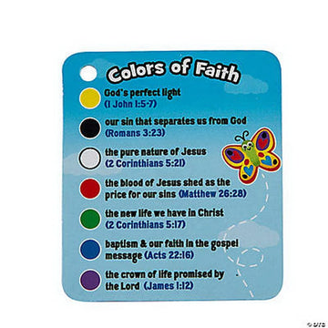 Fun Express Salvation Story Butterfly Bible Kit & Pen Set - DIY Religious Crafts for Kids - Ideal for Sunday School Activities Church Classes