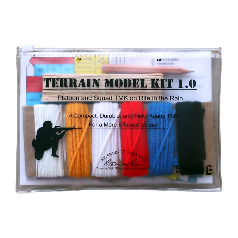 Lifefficient Products Terrain Model Kit, Platoon and Squad TMK, Army