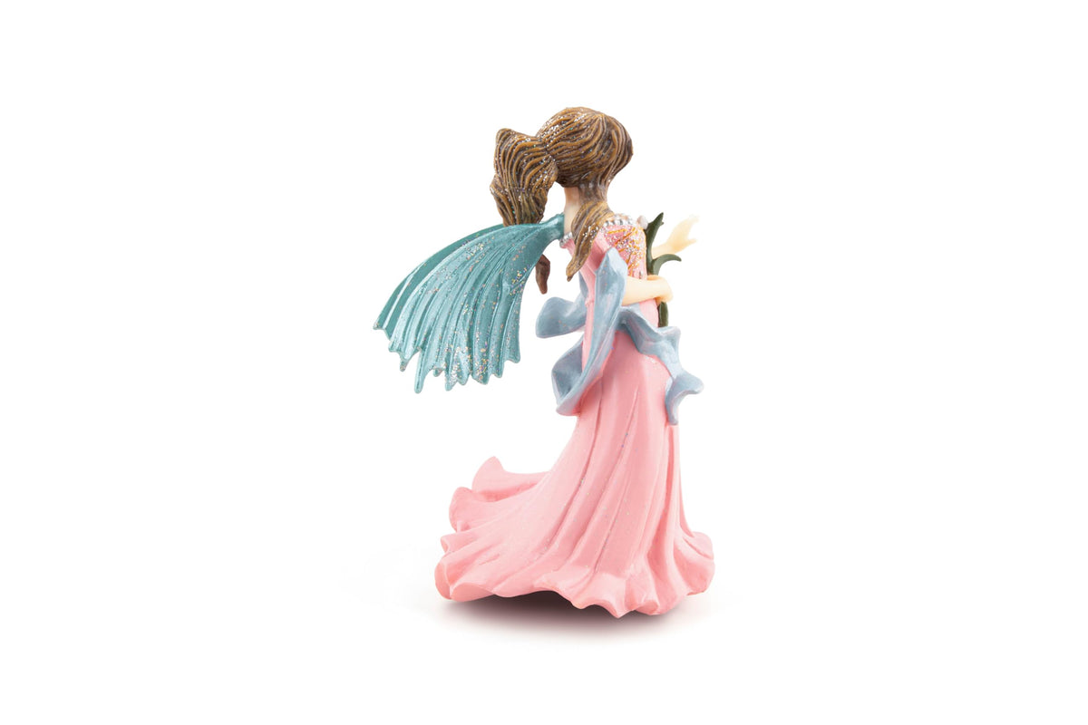 Papo -Hand-Painted - Figurine -The Enchanted World -Pink elf with Lily -38814 - Collectible - for Children - Suitable for Boys and Girls - from 3
