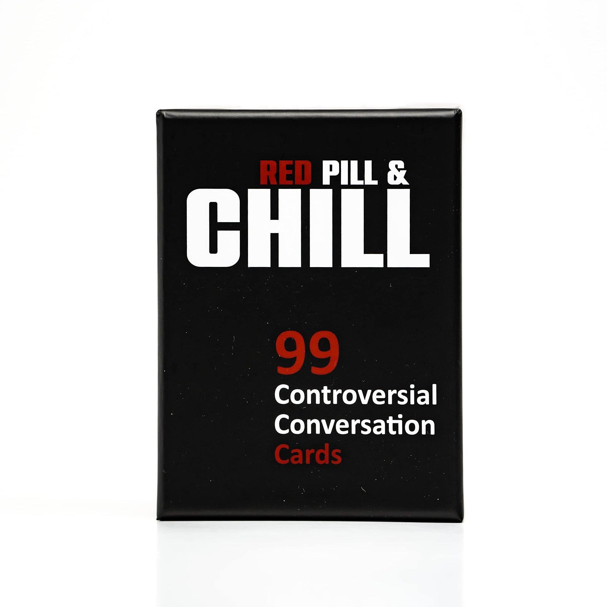 Let's Argue: Red Pill & Chill Edition - Debate Card Game for Adults, 99 Conversation Cards for Friends, Couples & Game Night Fun