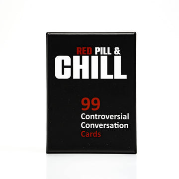 Let's Argue: Red Pill & Chill Edition - Debate Card Game for Adults, 99 Conversation Cards for Friends, Couples & Game Night Fun