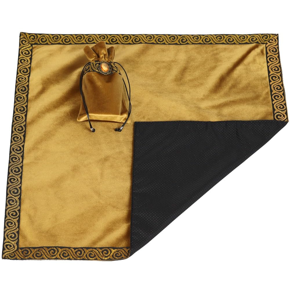 YYKSYDPT Tarot Tablecloth Square Divination with Pouch Set