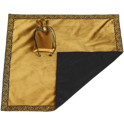 YYKSYDPT Tarot Tablecloth Square Divination with Pouch Set