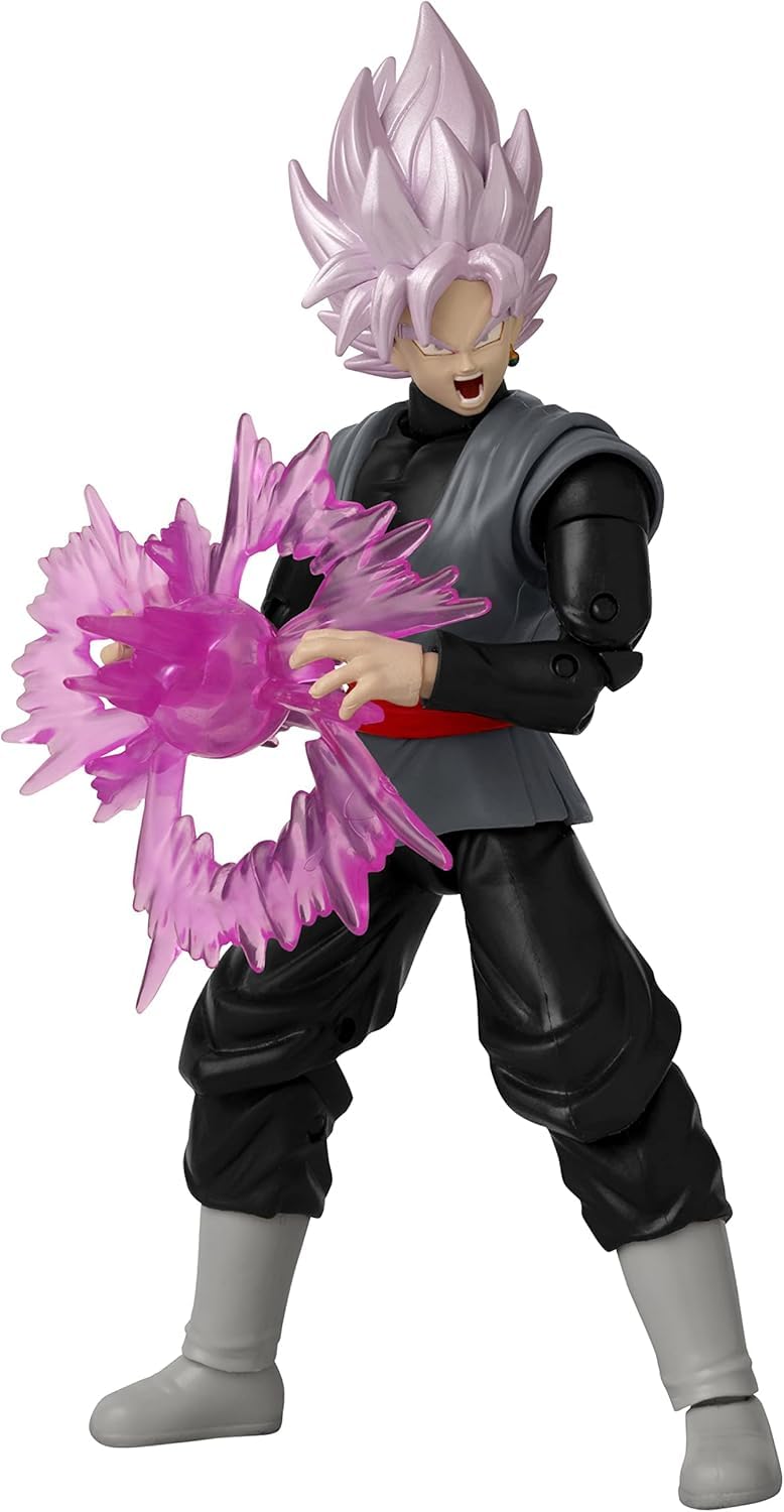 Dragon Stars Series - Dragon Ball Super - Goku Black Rose, 6" Action Figure Power Up Pack