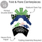 Big Dot of Happiness Kentucky Horse Derby - Table Decorations - Horse Race Party Fold and Flare Centerpieces - 10 Count
