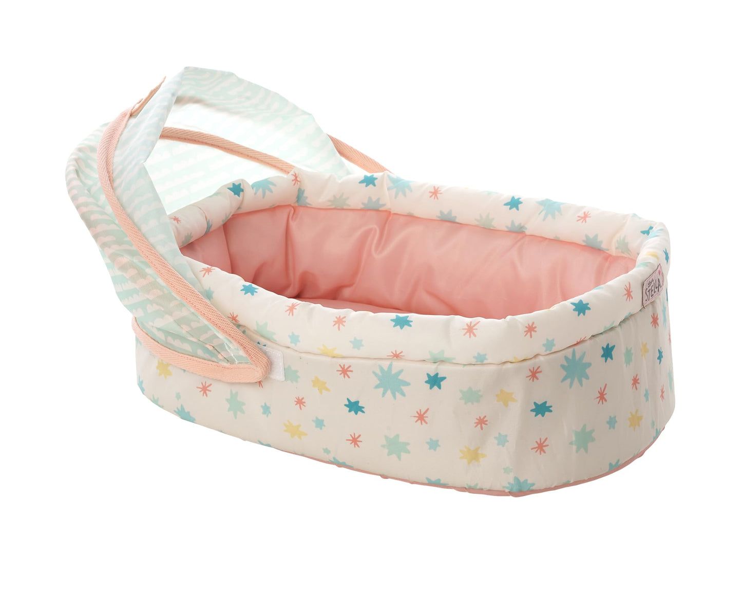 Love, Stella Baby Doll Soft Crib with Removable Canopy and Mobile by Manhattan Toy