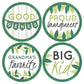 Big Dot of Happiness Family Tree Reunion - Gathering Party Funny Name Tags - Badges Sticker Set of 12