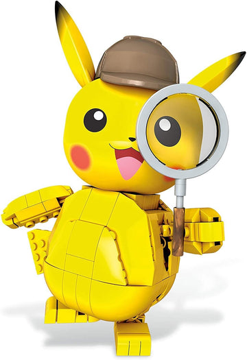 Mega Construx Pokemon Detective Pikachu Detective Pikachu Construction Set with Character Figures, Building Toys for Kids (271 Pieces)