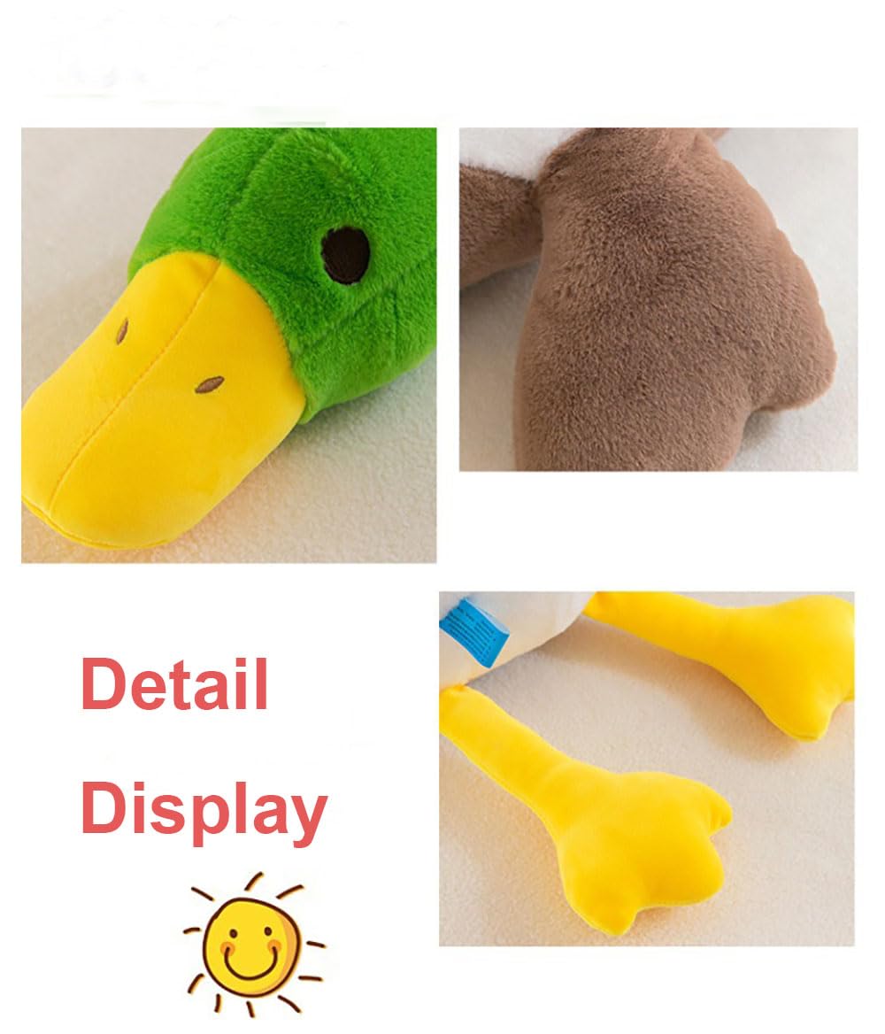 YUKOUQIAN Duck Stuffed Animal Cute Duck Plush Toy 29 inch for Girls Boys (lvtouya 70cm)