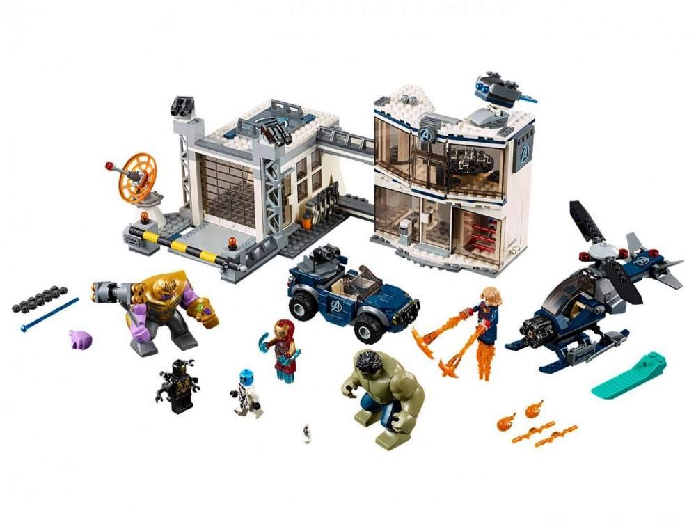LEGO Marvel Avengers Compound Battle 76131 Building Set Includes Toy Car, Helicopter, and Popular Avengers Characters Iron Man, Thanos and More (699
