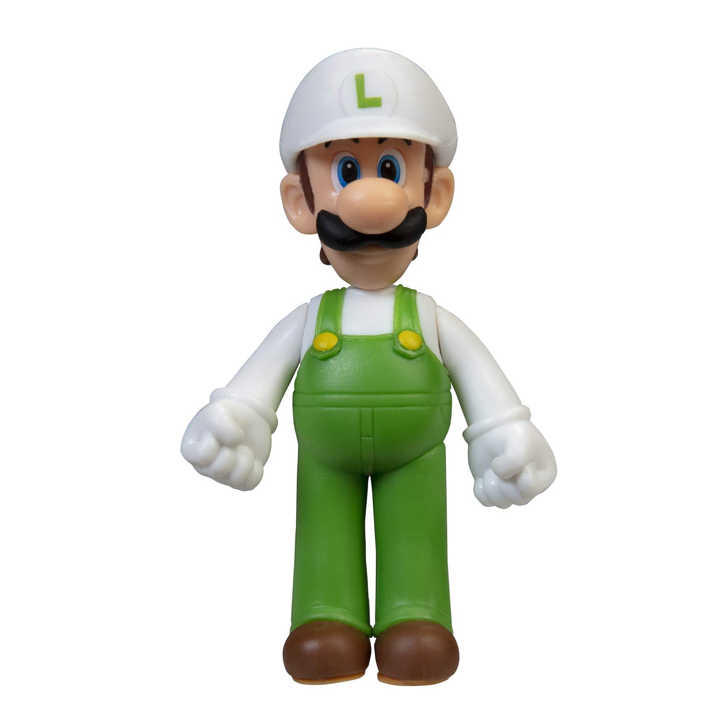 Super Mario Action Figure 2.5 Inch Fire Standing Luigi Collectible Toy
