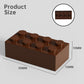 500 Piece Brown Bricks Bulk, Brown 2x4 Building Bricks Flat, Compatible with Lego Parts and Pieces: 2x4 Brown Bricks(Color: Brown)