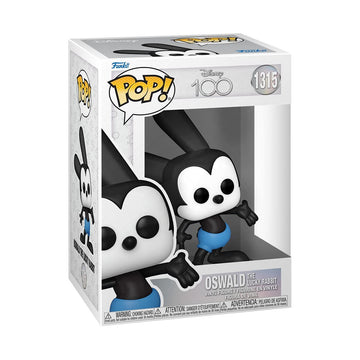 Funko POP! Disney: Disney 100 - Oswald The Lucky Rabbit - 1/6 Odds for Rare Chase Variant - D100 - Disney - Collectable Vinyl Figure - Gift Idea
