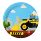 Construction Birthday Party Supplies Set 97 Pieces For Kids- Serves 24 Guest-Digger Truck Party Tableware Kit - Including Dump Truck Plates, Cups