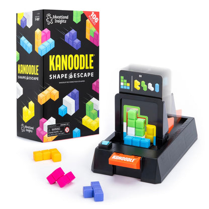 Educational Insights Kanoodle Shape Escape - Brain Teaser Puzzles for Kids Ages 8-10, 3D Spatial Puzzle Games for Adults, Teens and Kids, Problem
