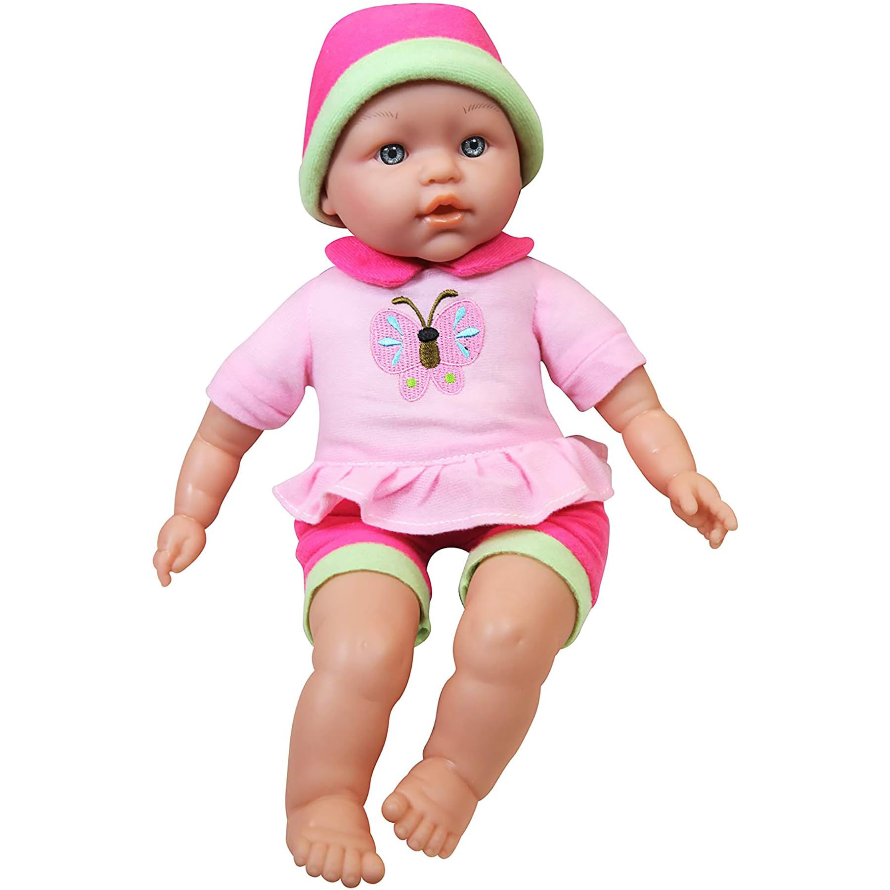Lissi Doll: Umbrella Stroller Set with 16" Doll Role Play Toy, Folds up Compactly, For Ages 4 and up