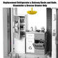 Replacement Parts for Barbie Dreamhouse Playset - FHY73 ~ Replacement Refrigerator and Balcony Racks and Rails, Chandelier and Dresser Drawer