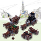 JOMIOD Medieval Figures Carriage Building Kit - Medieval Style War Horse Set Building Blocks - Carriage Chariot Bricks Model for Minifigures
