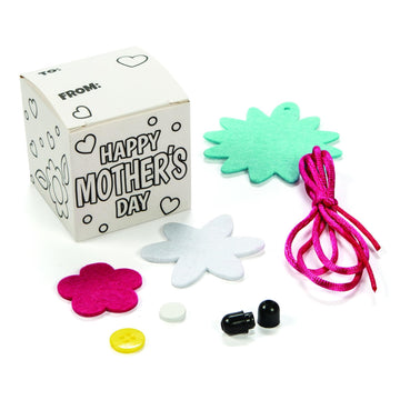 Fun Express Mother’s Day Jewelry Box & Necklace Craft Kit - Makes 12 - Mother's Day Crafts, Great for Church, School and Home