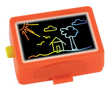 World's Smallest You Create Light Box Scratch & Draw Art Kit, Complete with a Light Box, Scratch Paper, and Scratch Pencil, Create and Illuminate