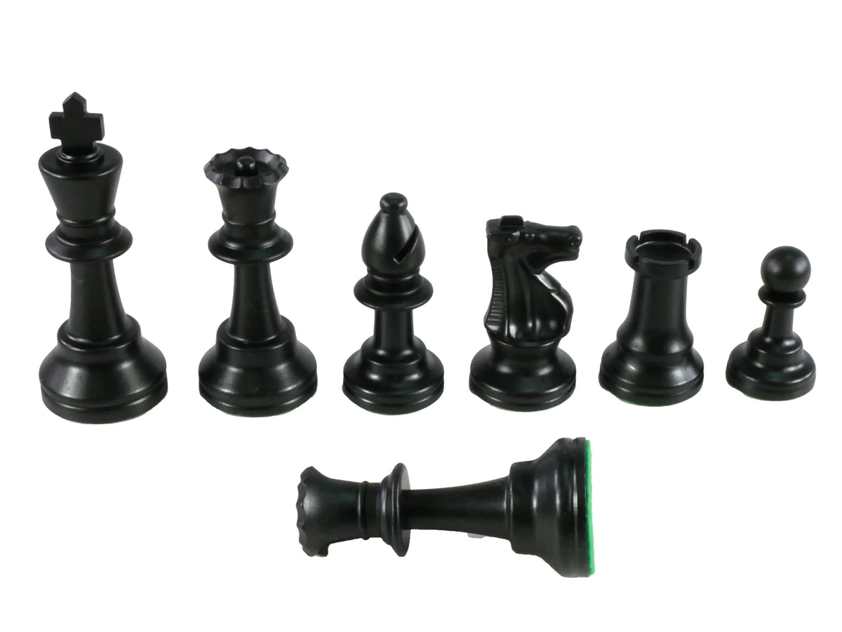 Triple Weighted Tournament Chess Pieces with 3.75 inch Queen
