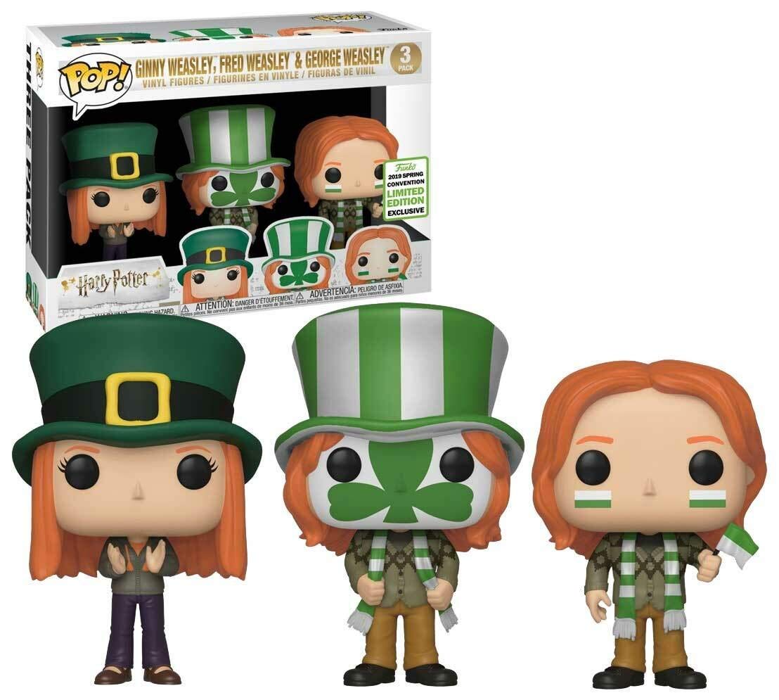 POP! Funko Ginny Weasley, Fred Weasley, & George Weasley 2019 ECCC Spring Convention Limited Edition Exclusive