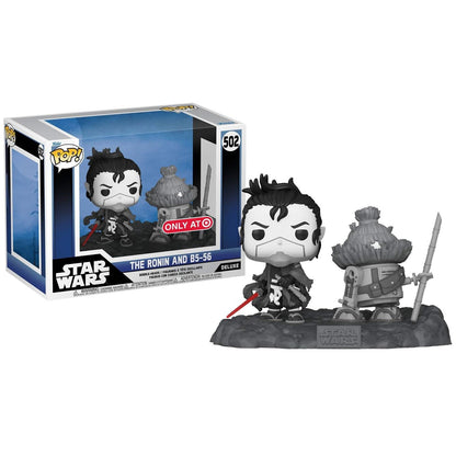 Funko POP! Star Wars: Visions - The Ronin and B5-56 Glow in the Dark Deluxe Pop!