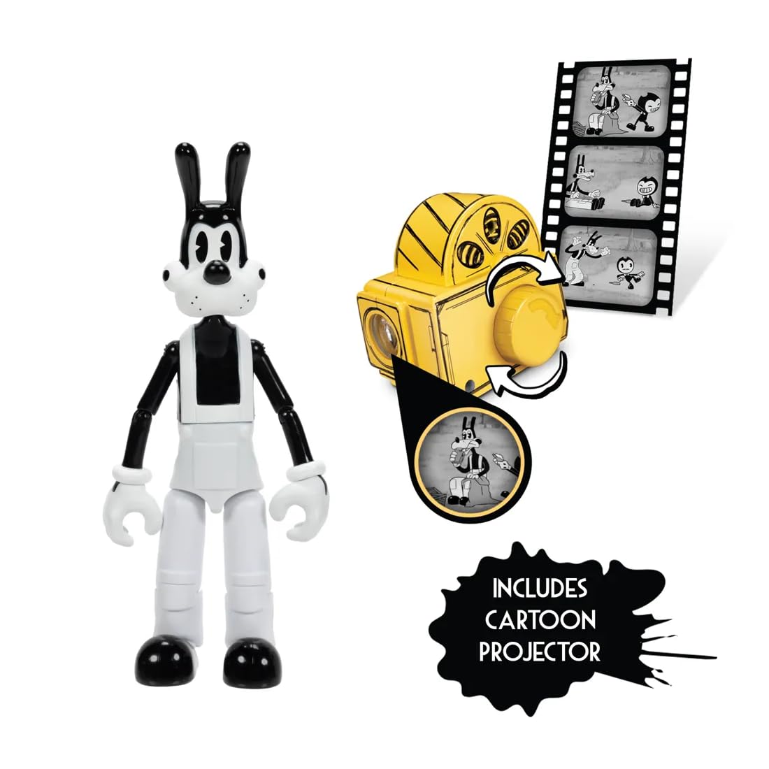 Bendy and the Ink Machine 5" Boris with Picnic Basket & Projector Wave #3 Action Figures