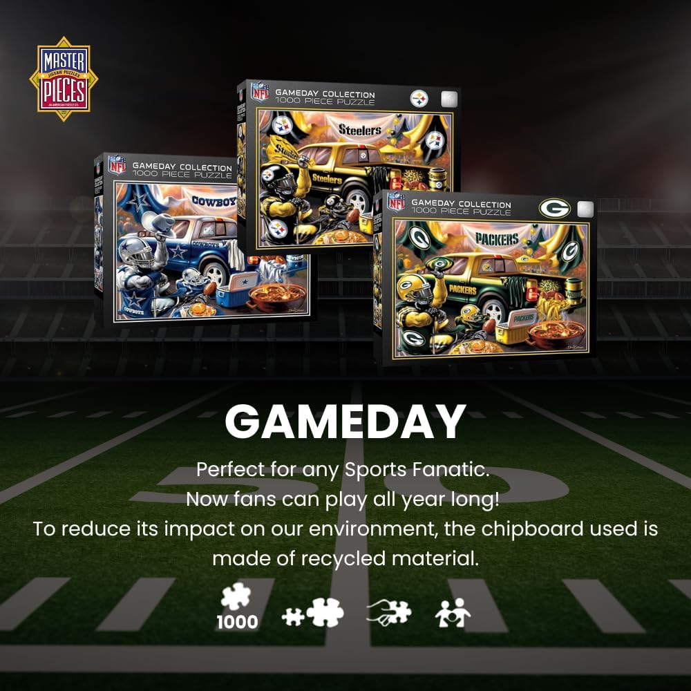 MasterPieces - 1000 Piece Jigsaw Puzzle, NFL San Francisco 49ers, Fun for Adults and Family, Non-Glare Finish, 19.25"x26.75"