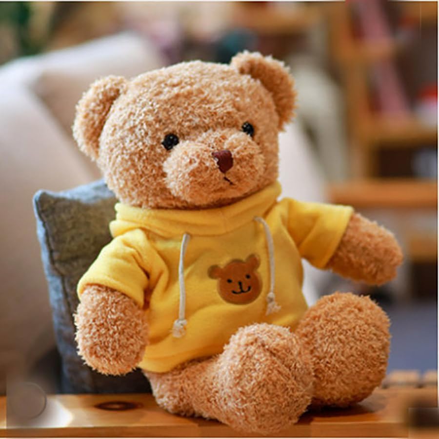 Sibupue Teddy Bear Stuffed Animals Soft Plush Cute Teddy Bear Doll for Boys Girls 11.8in (taidi Xiong huanse)
