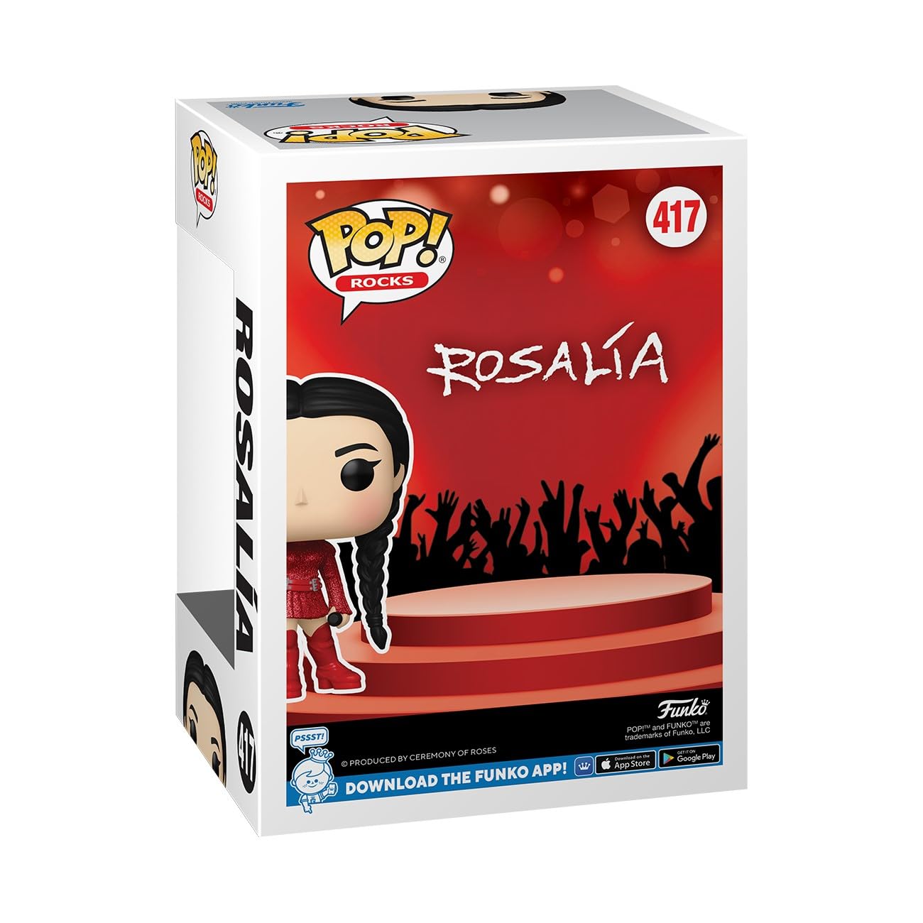 Funko Pop! Rocks: Rosalia (Bizcochito) - Diamond Glitter - Amazon Exclusive - Collectable Vinyl Figure - Gift Idea - Official Merchandise - Toys for