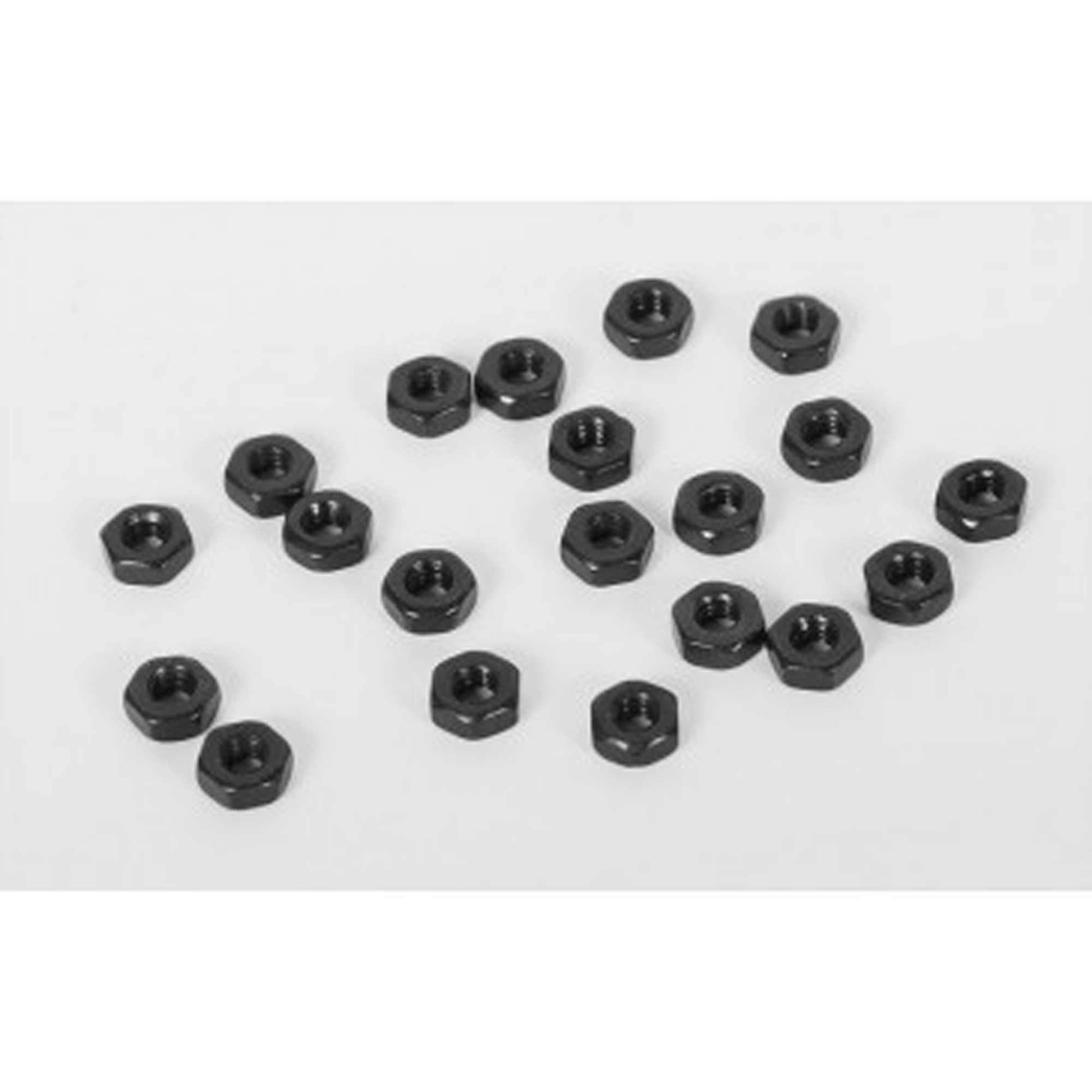 RC4WD Regular M2 Black Nuts 20 RC4ZS1144 Electric Car/Truck Option Parts