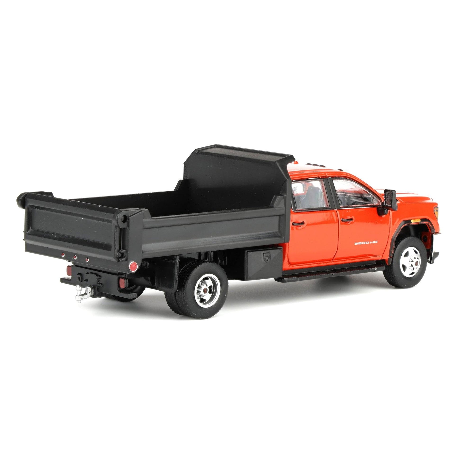1/64 2022 GMC Sierra 3500HD with Dump Bed Cardinal Red Diecast Exclusive 51563-B
