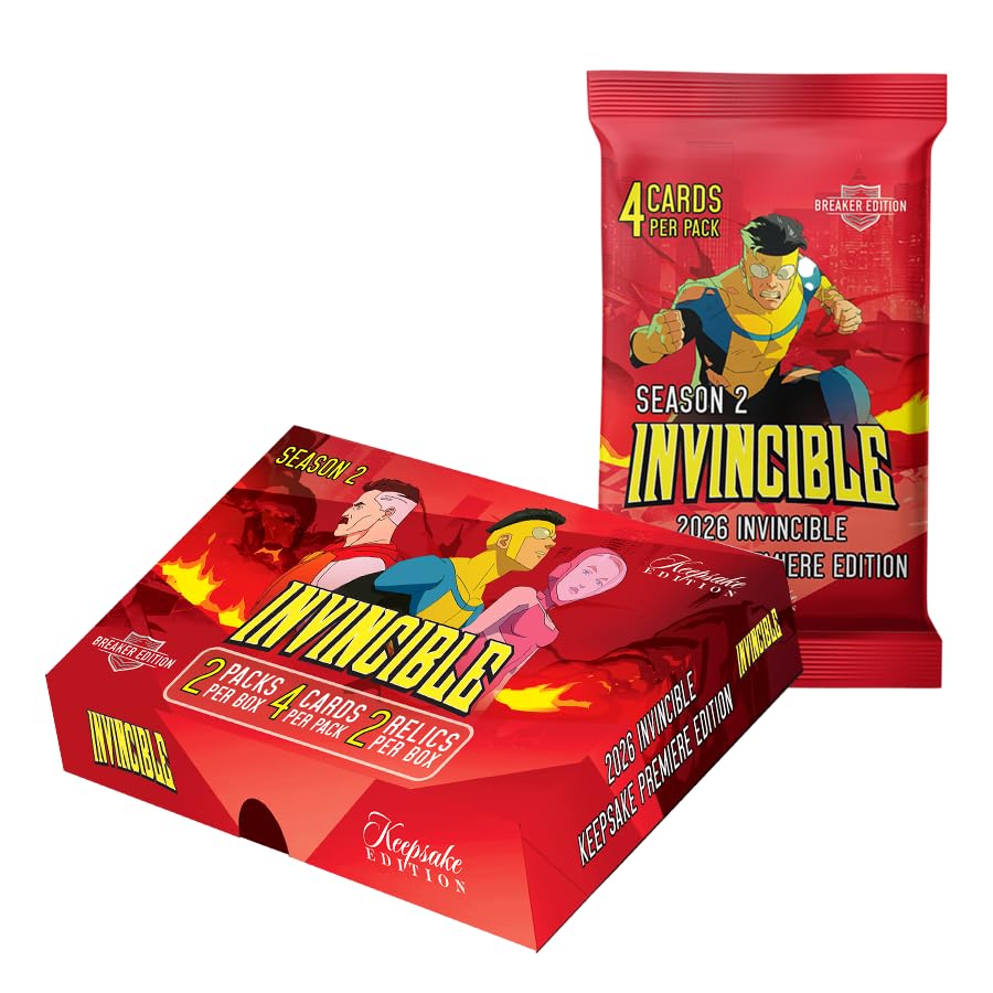 Invincible Season 2 Keepsake Premiere Breaker Box Trading Cards Sealed