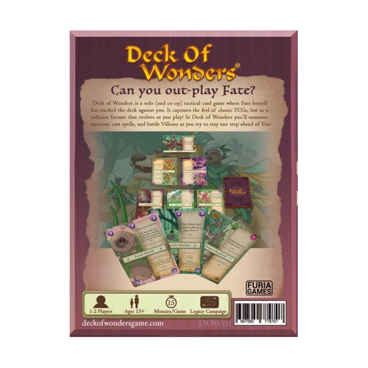 Deck of Wonders - Solo Legacy Card Game