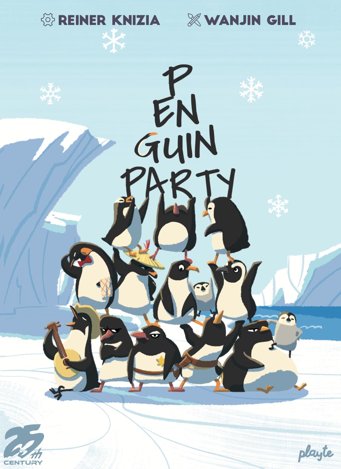 25th Century Games Penguin Party - A Strategic Card Game for Family Fun and Competitive Play