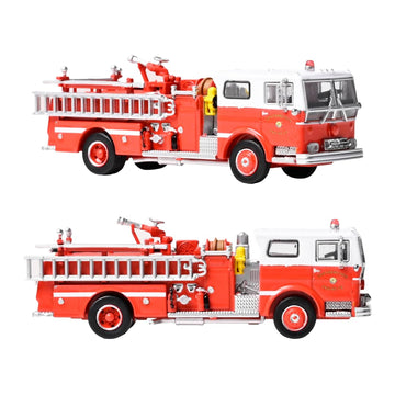 Iconic Replicas 1974 Ward Lafrance Fire Engine: San Francisco Fire Department - Engine 31 1:87 (HO) Diecast Model Fire Truck