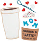 Mom Thanks A Latte Foam Sign Craft Kit - 12 - Crafts for Kids and Fun Home Activities