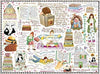 TF Publishing 1000 Piece Jigsaw Puzzle - Artist Susan Branch: Books and Cats - Colorful Illustrations - Interlocking Pieces - Sturdy Storage Box 8”x8”