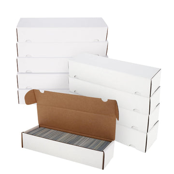 BCW 800ct Trading Card Storage Boxes - 10 Pack | Organizer for Sports Cards, MTG, Pokemon, and Card Games | Assemby Required
