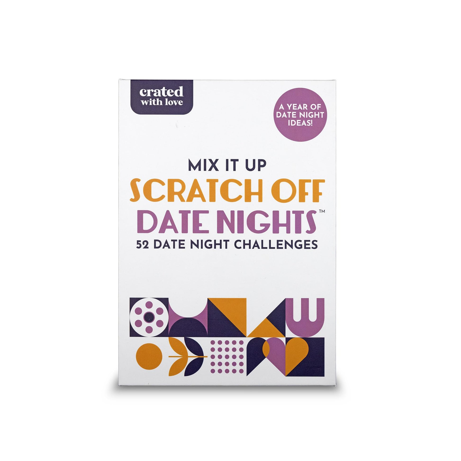 Mix It Up Scratch Off Date Night Ideas Deck - 52 Couples Dates, Challenges, Easy to Plan Adventures, Gift Idea for Newlyweds, Bridal Shower, Wedding