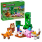 LEGO Minecraft 21281 Baby Pig’s Birthday Celebration - 351-Piece Build & Play Set with Creeper, Baby Pig, Fox, Llama, Cat, Zombie Mobs + Buildable