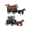 Koowants Medieval Ancient Castle Carriage Building Blocks,Ancient Military Weapons Chariot Building Bricks,Medieval Castle Building Set,MOC Medieval