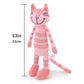 MR ViviCare 13" Pink Huggable Standing Cat Stuffed Animal Plush Toy, Stuffed Cat Plush Toy for Girls, Great Gift for Children, Birthday, Baby Shower