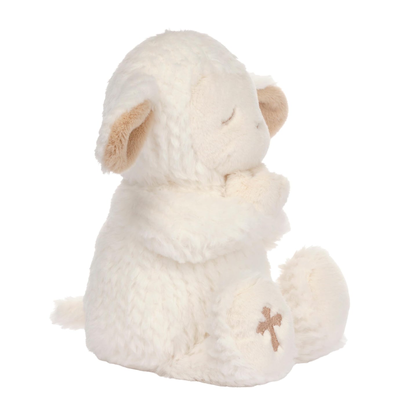 Lambs & Ivy Heaven Sent Praying Baptism Plush Lamb Stuffed Animal Toy - Mary